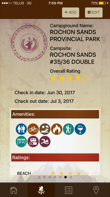 A new app for campers is called Camping Passport!