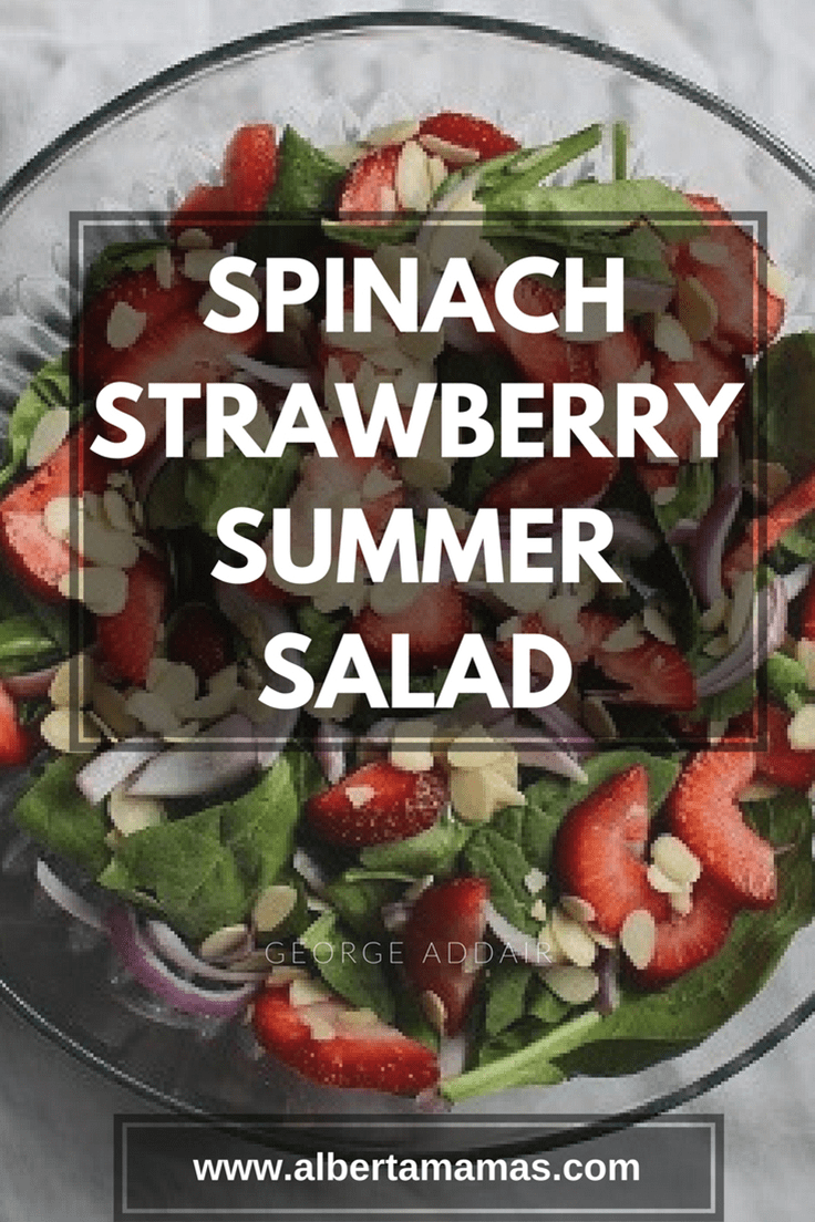 Spinach Strawberry Summer Salad