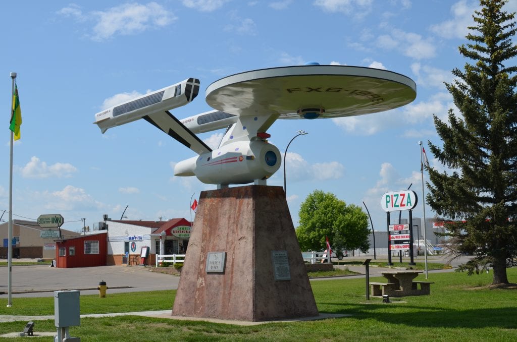Starship Enterprise in Vulcan
