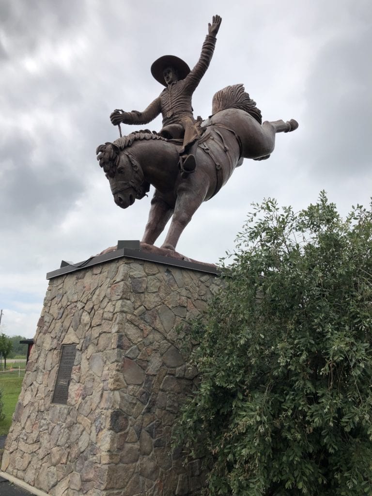 Airdrie, AB, Canada - Giant Cowboy Statue