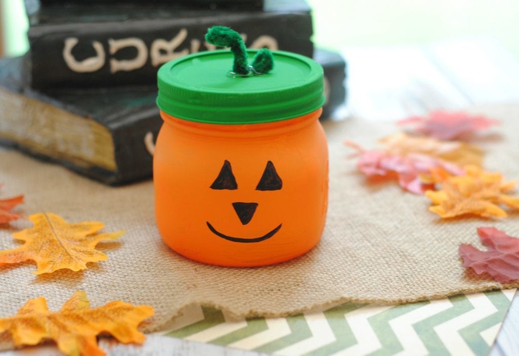 Pumpkin Jar Craft