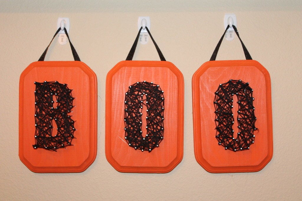 Halloween String Art craft