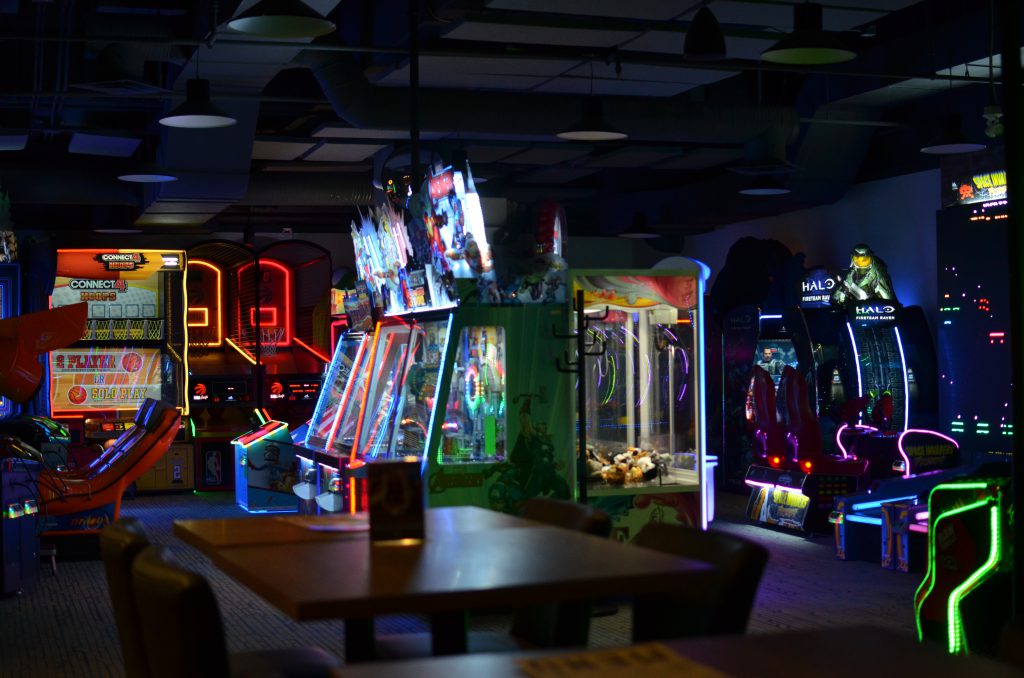 Arcade games at The Alley YMM