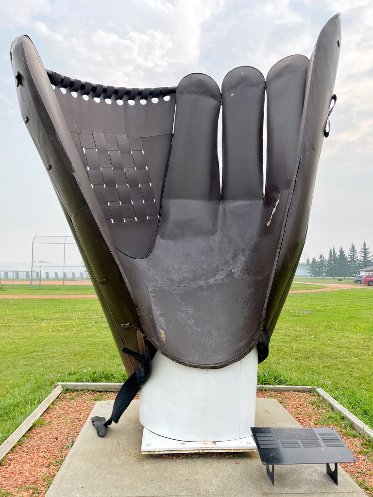 Canada's Largest Baseball glove in Heisler