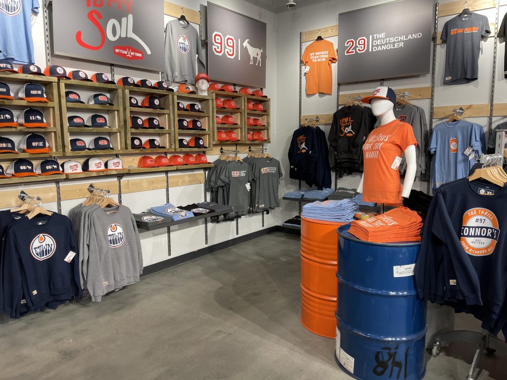 Seven80 Oilers hats and shirts