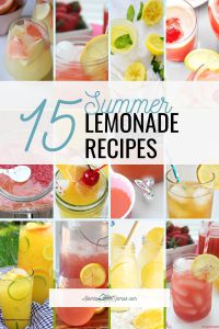 Save this post to Pinterest - 15 Summer Lemonade Recipes Pin