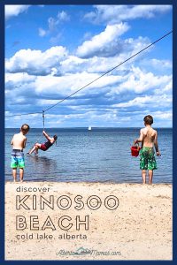 Save this image to Pinterest - Discover Kinosoo Beach in Cold Lake, Alberta