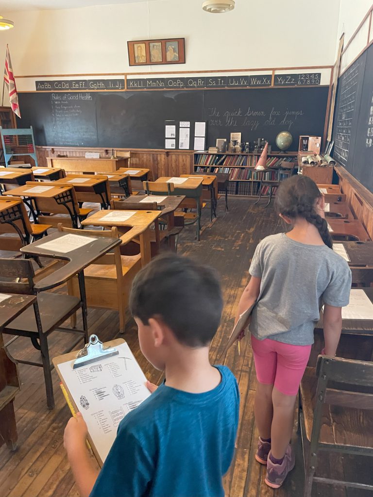 East Coulee School classroom